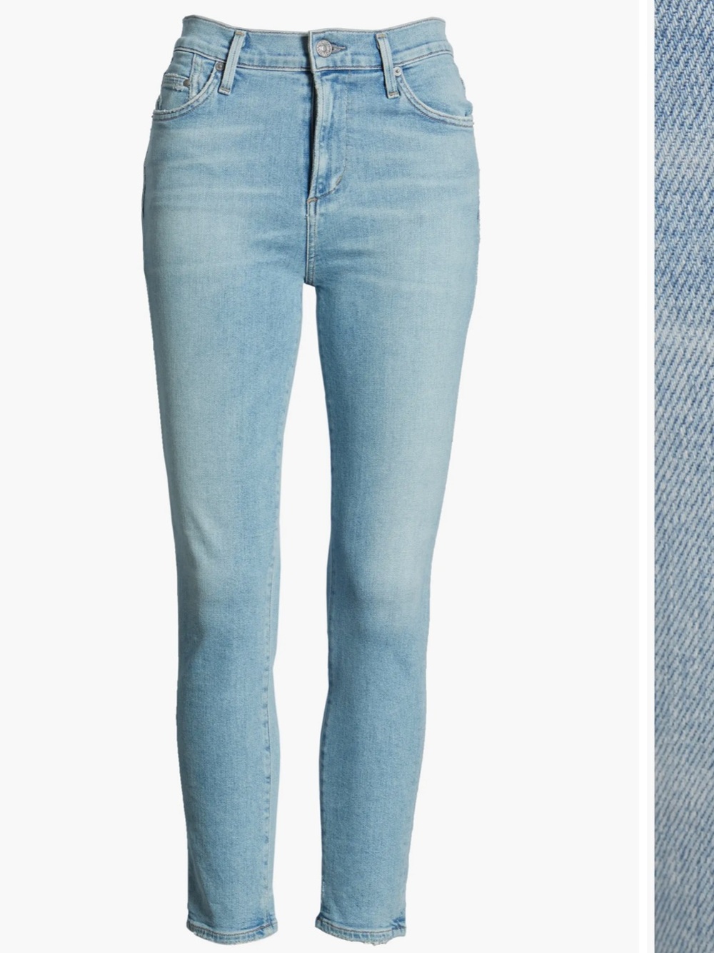 Citizens Of Humanity Light Blue High-Rise Skinny Jeans